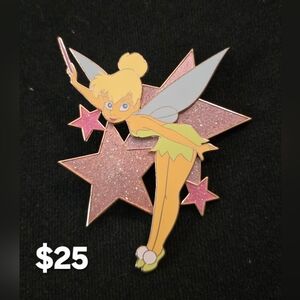 Tinker Bell Glitter Star Pin